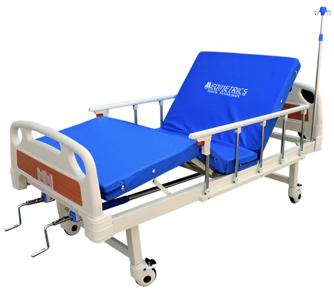 Cama manual de lujo con respaldo elevado
